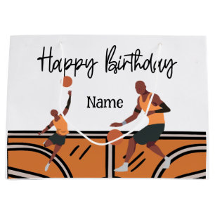 Basketball Alles Gute zum Geburtstag für Spieler m Große Geschenktüte