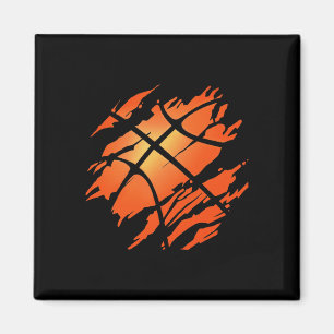 Basketball Amerikanischer Flaggensport Lover Athle Magnet