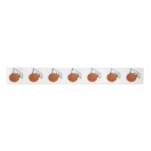 Basketball and Hoop Satinband (Vorderseite)