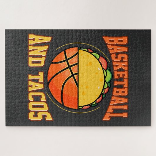 Basketball And Tacos Puzzle (Horizontal)
