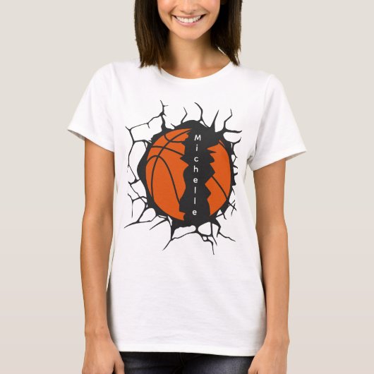 Basketball (Anpassbar) T-Shirt (Vorderseite)