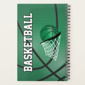 Basketball anpassen - Grün Planer (Rückseite)