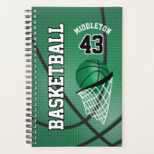 Basketball anpassen - Grün Planer (Vorderseite)