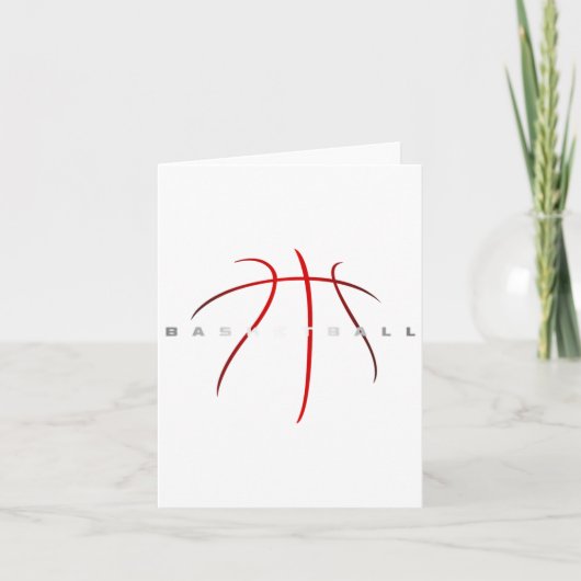 Basketball Apparel - Basketbal Art Karte (Vorderseite)