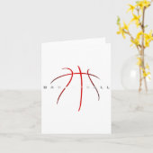 Basketball Apparel - Basketbal Art Karte (Gelbe Blume)
