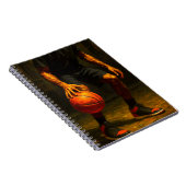 Basketball Art Notebook - Sports Design Journal Notizblock (Rechte Seite)