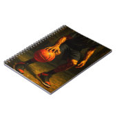 Basketball Art Notebook - Sports Design Journal Notizblock (Linke Seite)