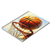 Basketball Art Notebook - Sports Design Journal Notizblock (Linke Seite)