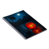 Basketball Art Notebook - Sports Design Journal Notizblock (Rechte Seite)