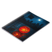 Basketball Art Notebook - Sports Design Journal Notizblock (Linke Seite)