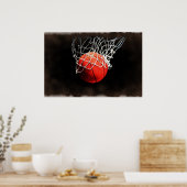 Basketball Art Poster (Küche)