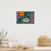 Basketball Art Poster (Küche)