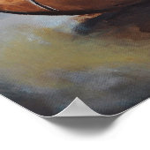 BasketBall Art Print Poster (Ecke)