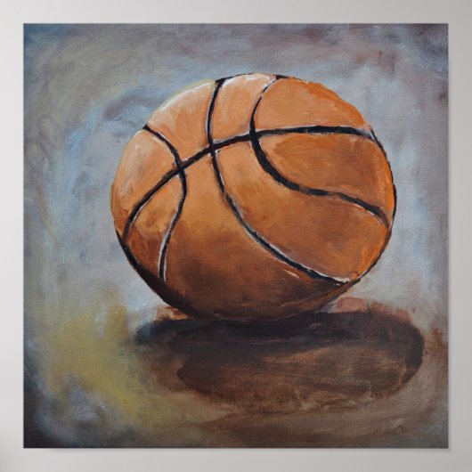 BasketBall Art Print Poster (Vorne)