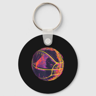 Basketball Artwork Basketball Lover Bball Spieler Schlüsselanhänger
