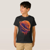 Basketball Artwork Basketball Lover Planet Waterla T-Shirt (Vorne ganz)