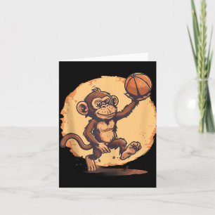 Basketball-Artwork-Basketball-Spieler Zeichne Nied Karte
