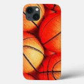 Basketball-Artwork Case-Mate iPhone Hülle (Rückseite)