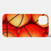 Basketball-Artwork Case-Mate iPhone Hülle (Rückseite (Horizontal))