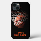 Basketball-Artwork Case-Mate iPhone Hülle (Rückseite)