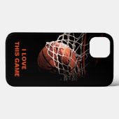 Basketball-Artwork Case-Mate iPhone Hülle (Rückseite (Horizontal))