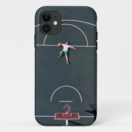 Basketball-Artwork Case-Mate iPhone Hülle (Rückseite)