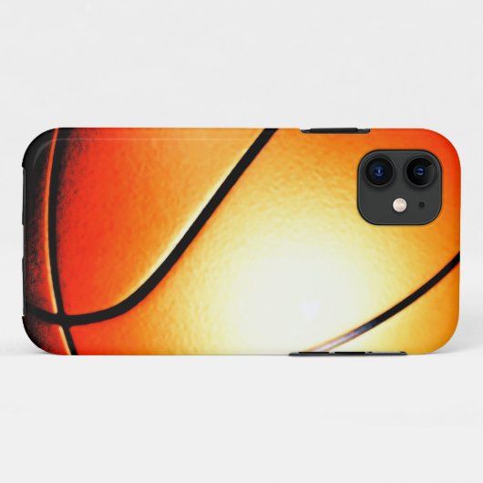 Basketball-Artwork Case-Mate iPhone Hülle (Rückseite (Horizontal))