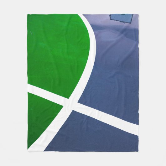 Basketball-Artwork Fleecedecke (Vorderseite)