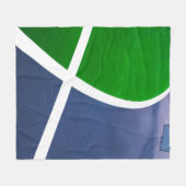 Basketball-Artwork Fleecedecke (Vorderseite (Horizontal))