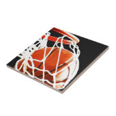 Basketball-Artwork Fliese (Seite)