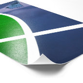 Basketball-Artwork Fotodruck (Ecke)