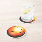 Basketball-Artwork Getränkeuntersetzer (Seite)