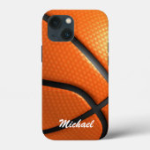 Basketball Artwork Ihr Name Case-Mate iPhone Hülle (Rückseite)