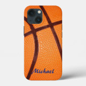 Basketball Artwork Ihr Name Case-Mate iPhone Hülle (Rückseite)