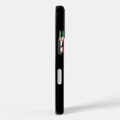 Basketball Artwork Ihr Name Schwarz-weiß Red Case-Mate iPhone Hülle (Rückseite / Rechts)