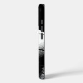 Basketball Artwork Ihr Name Schwarz-weiß Red Case-Mate iPhone Hülle (Rückseite / Links)