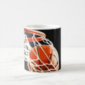 Basketball-Artwork Kaffeetasse (Mittel)