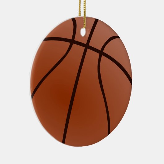 Basketball-Artwork Keramik Ornament (Rechts)
