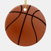 Basketball-Artwork Keramik Ornament (Vorne)