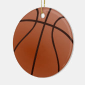 Basketball-Artwork Keramik Ornament (Links)