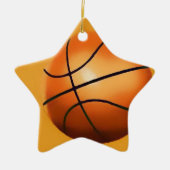 Basketball-Artwork Keramik Ornament (Vorne)
