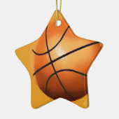 Basketball-Artwork Keramik Ornament (Links)