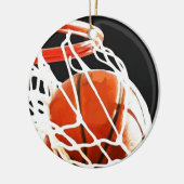 Basketball-Artwork Keramikornament (Links)