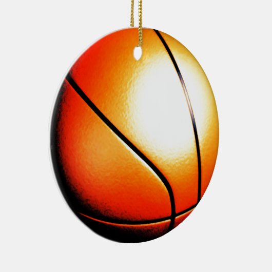 Basketball-Artwork Keramikornament (Rechts)