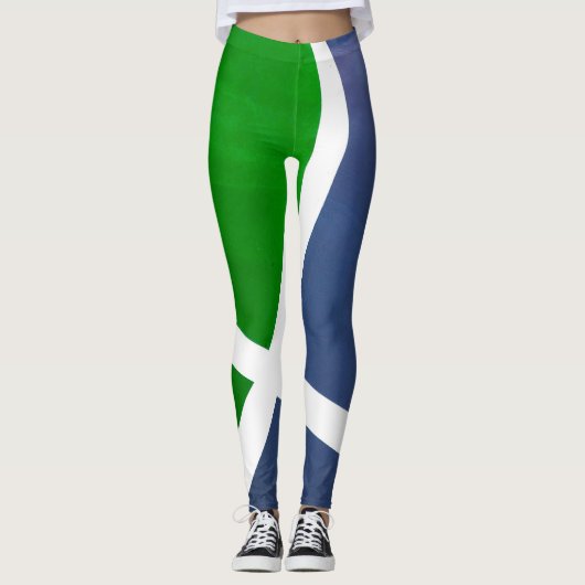 Basketball-Artwork Leggings (Vorderseite)