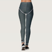 Basketball-Artwork Leggings (Rückseite)