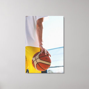 Basketball-Artwork Leinwanddruck