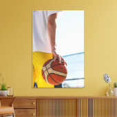 Basketball-Artwork Leinwanddruck (Insitu (Wohnzimmer))