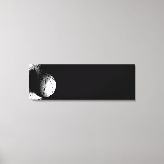 Basketball-Artwork Leinwanddruck (Vorderseite)