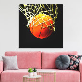 Basketball-Artwork Leinwanddruck (Insitu (Wohnzimmer))